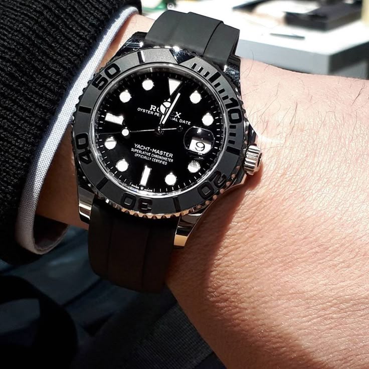👑⚓ The Captain's Choice — Yacht Master Timepiece! 🕰️💼 is on hot sale ⌚🌟